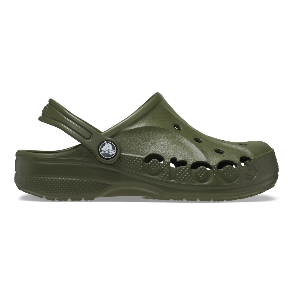 Saboți Crocs Baya Kids Clog Verde - Army Green - imagine 8